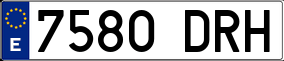 Truck License Plate